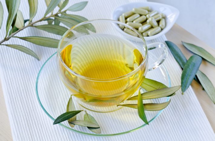 čaj z listů olivovníku