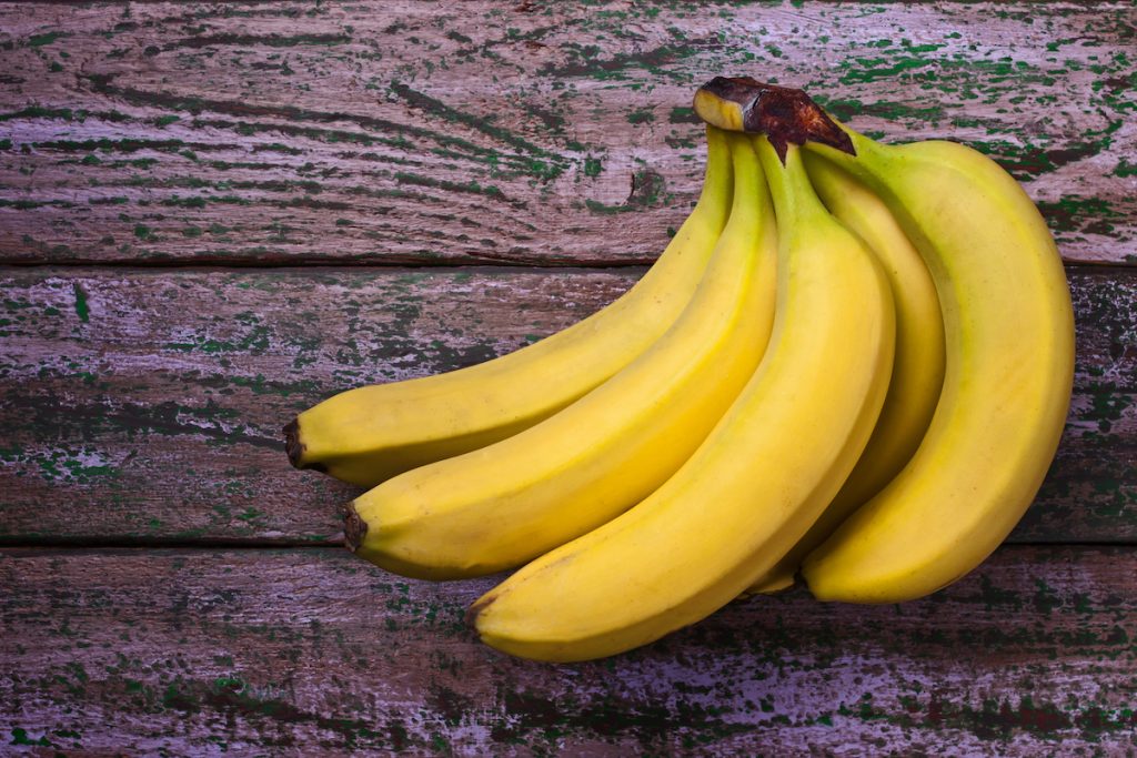 banány na nedostatek hořčíku