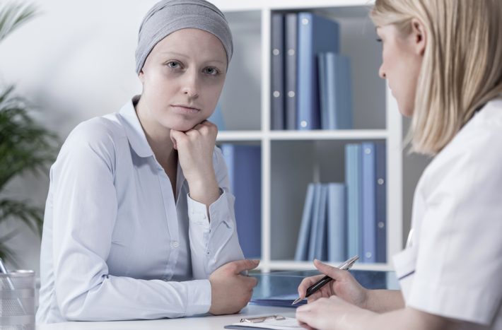 pacientka s rakovinou