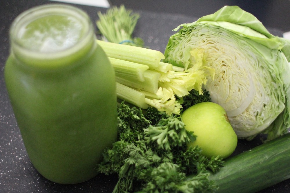 Smoothie ze zeleniny pro podporu zdravé kůže