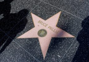 Hvěza Bruce Willise na chodníku slávy