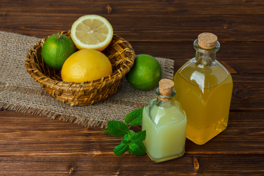 Olivový olej a citrony